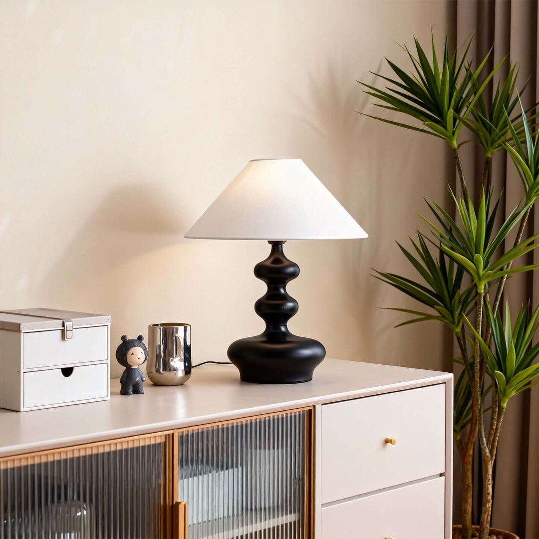 Sevien Table Lamp – French Style Creative Fabric Vintage Light
