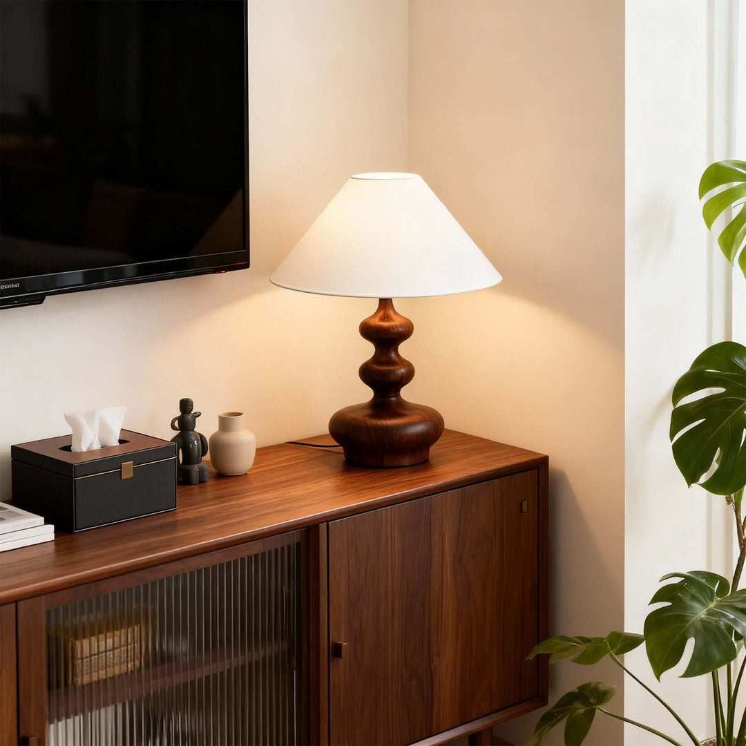 Sevien Table Lamp – French Style Creative Fabric Vintage Light