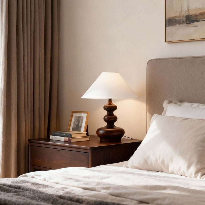 Sevien Table Lamp – French Style Creative Fabric Vintage Light