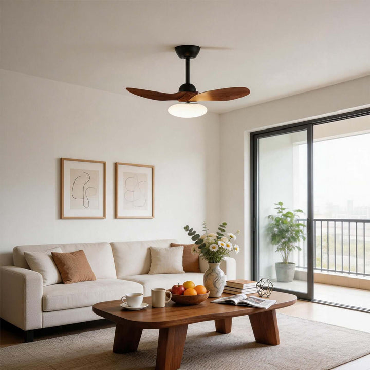 Skelo Ceiling Fan Light B - Minimalist ABS Dining Light