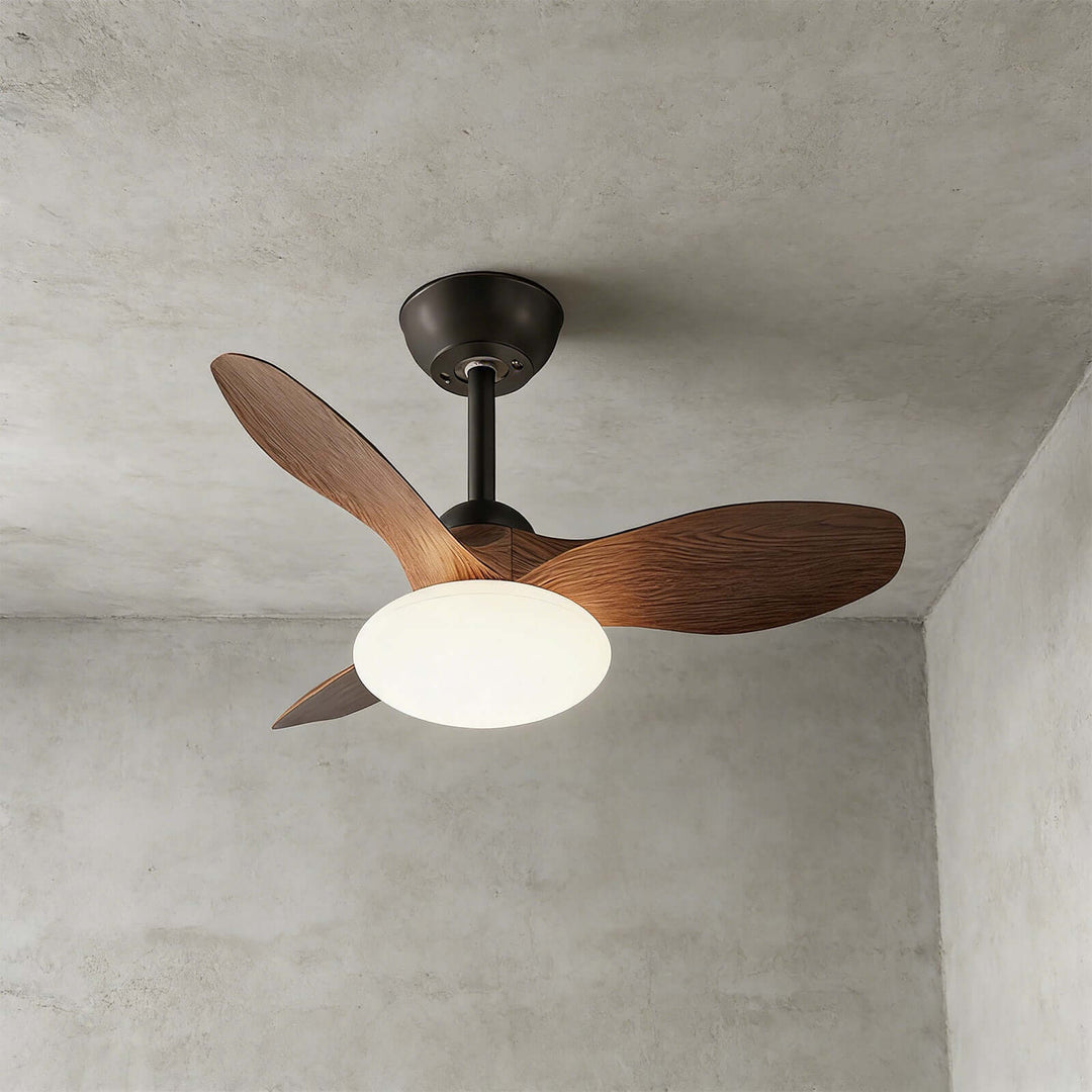 Skelo Ceiling Fan Light B - Minimalist ABS Dining Light