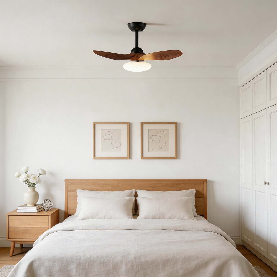 Skelo Ceiling Fan Light B - Minimalist ABS Dining Light