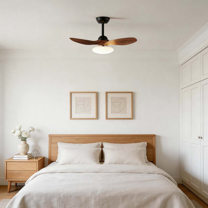 Skelo Ceiling Fan Light B - Minimalist ABS Dining Light