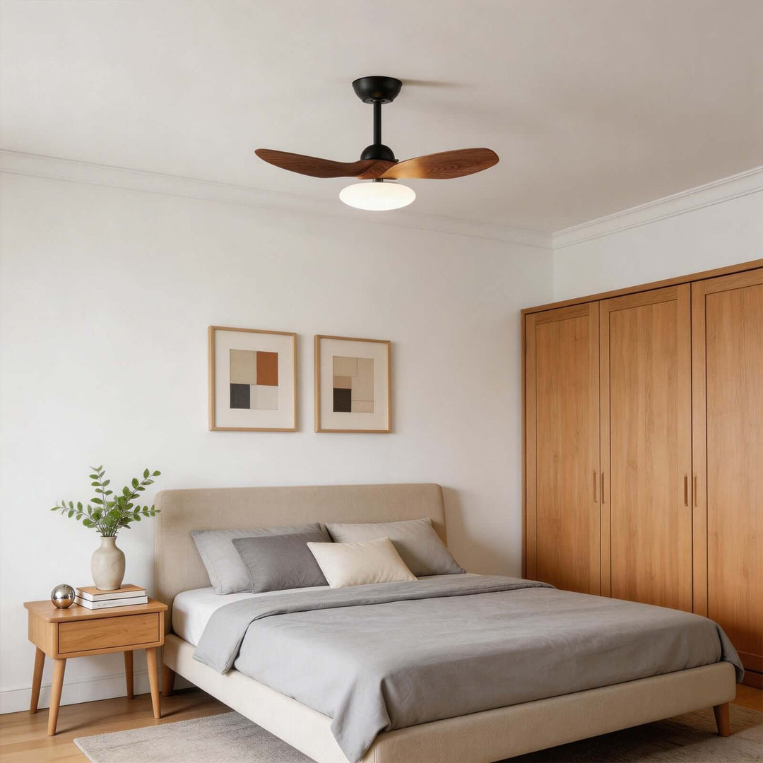 Skelo Ceiling Fan Light B - Minimalist ABS Dining Light