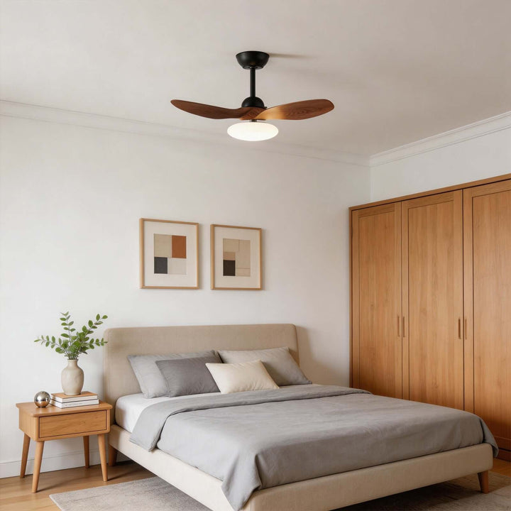 Skelo Ceiling Fan Light B - Minimalist ABS Dining Light