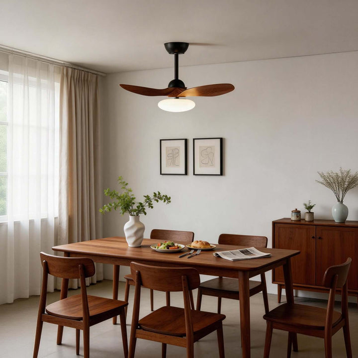 Skelo Ceiling Fan Light B - Minimalist ABS Dining Light