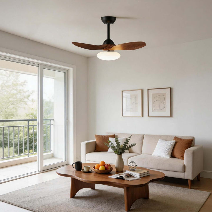 Skelo Ceiling Fan Light B - Minimalist ABS Dining Light
