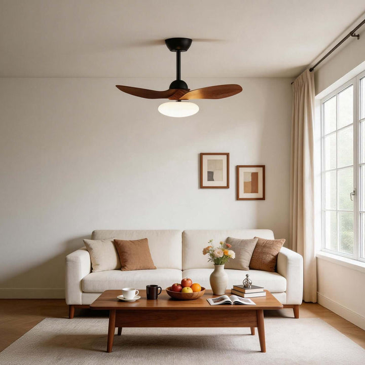 Skelo Ceiling Fan Light B - Minimalist ABS Dining Light