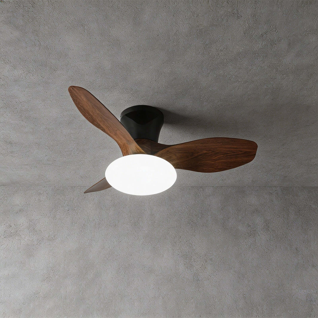 Skelo Ceiling Fan Light A - Minimalist ABS Dining Light