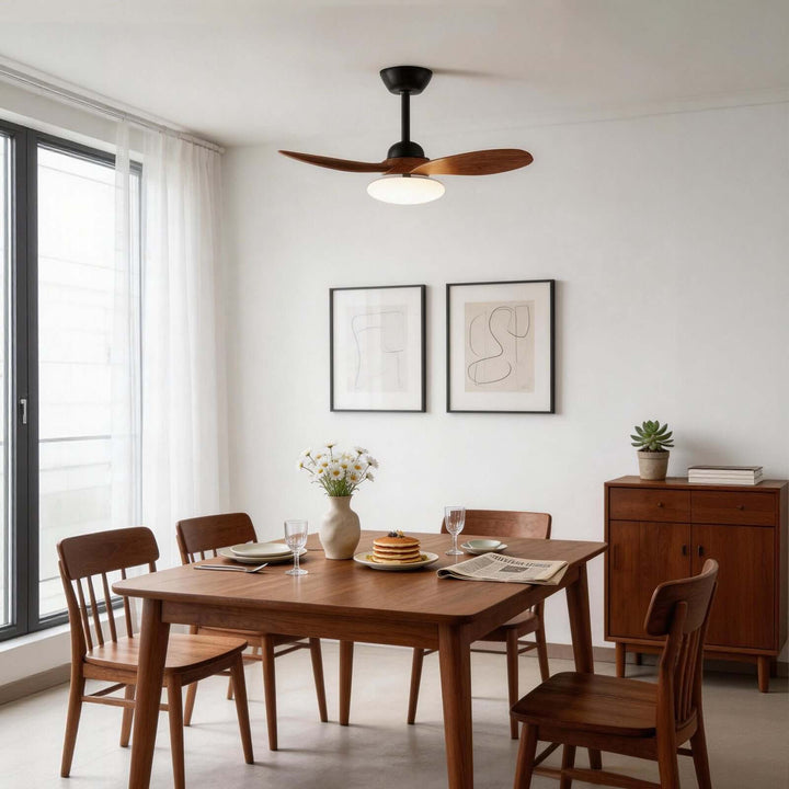 Skelo Ceiling Fan Light B - Minimalist ABS Dining Light