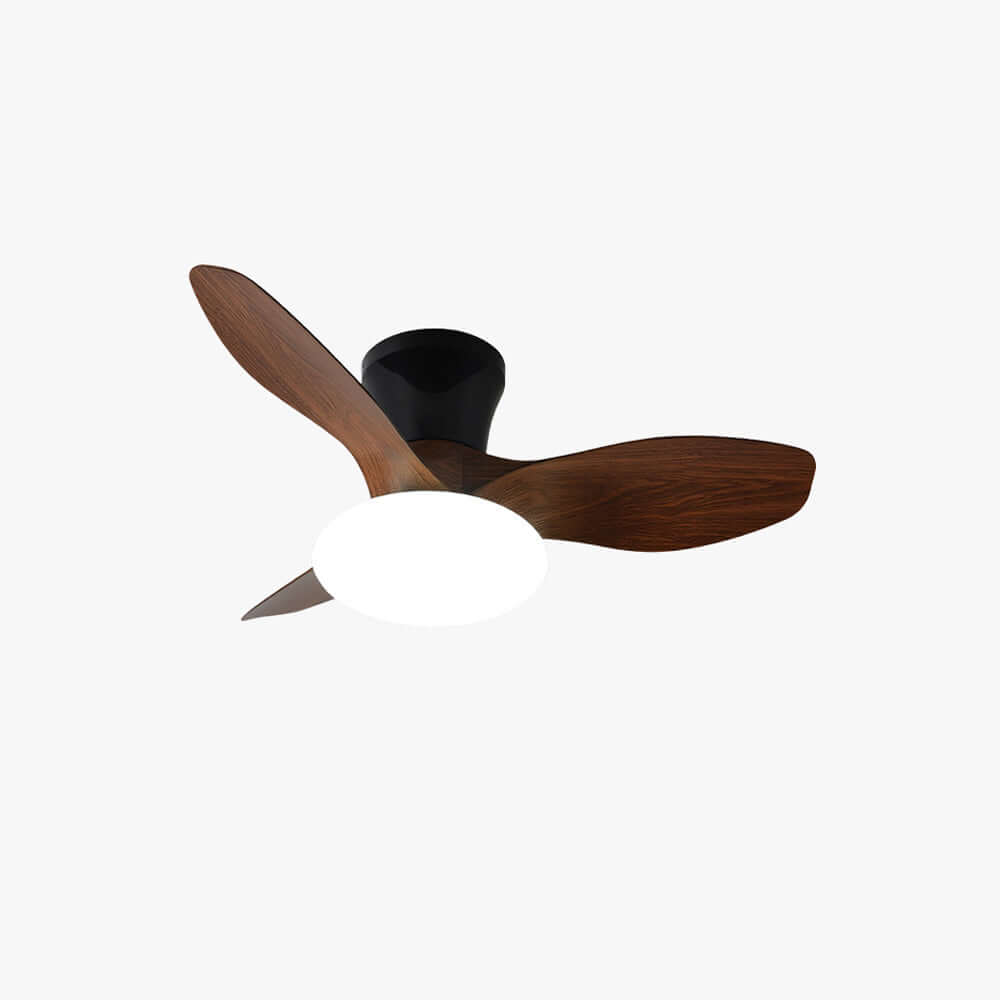 Skelo Ceiling Fan Light A - Minimalist ABS Dining Light