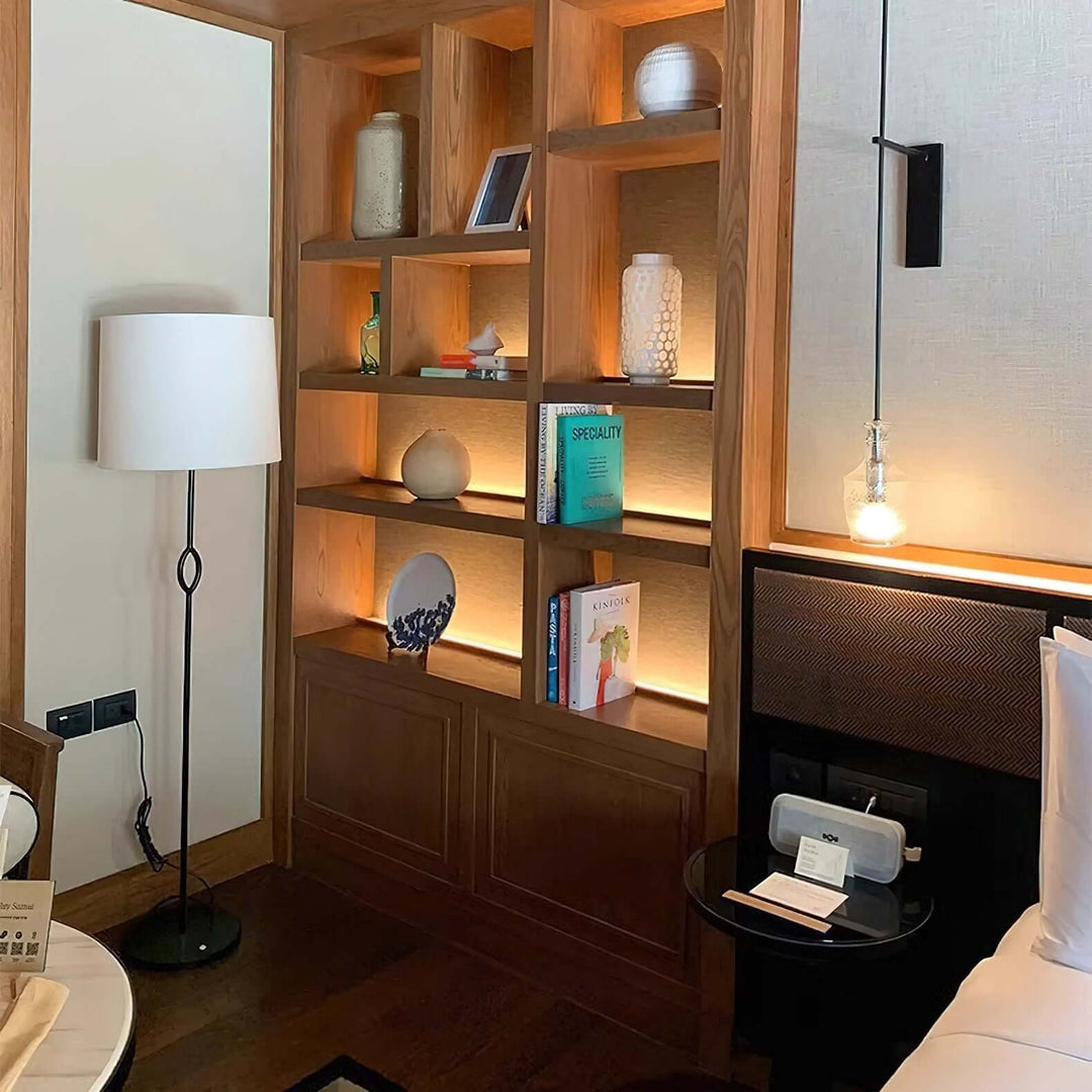 Solin Floor Lamp – Modern Minimalist Resin Fabric Lighting