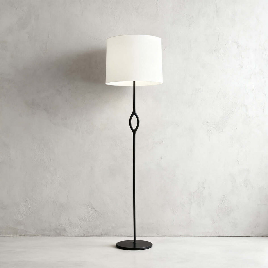 Solin Floor Lamp – Modern Minimalist Resin Fabric Lighting