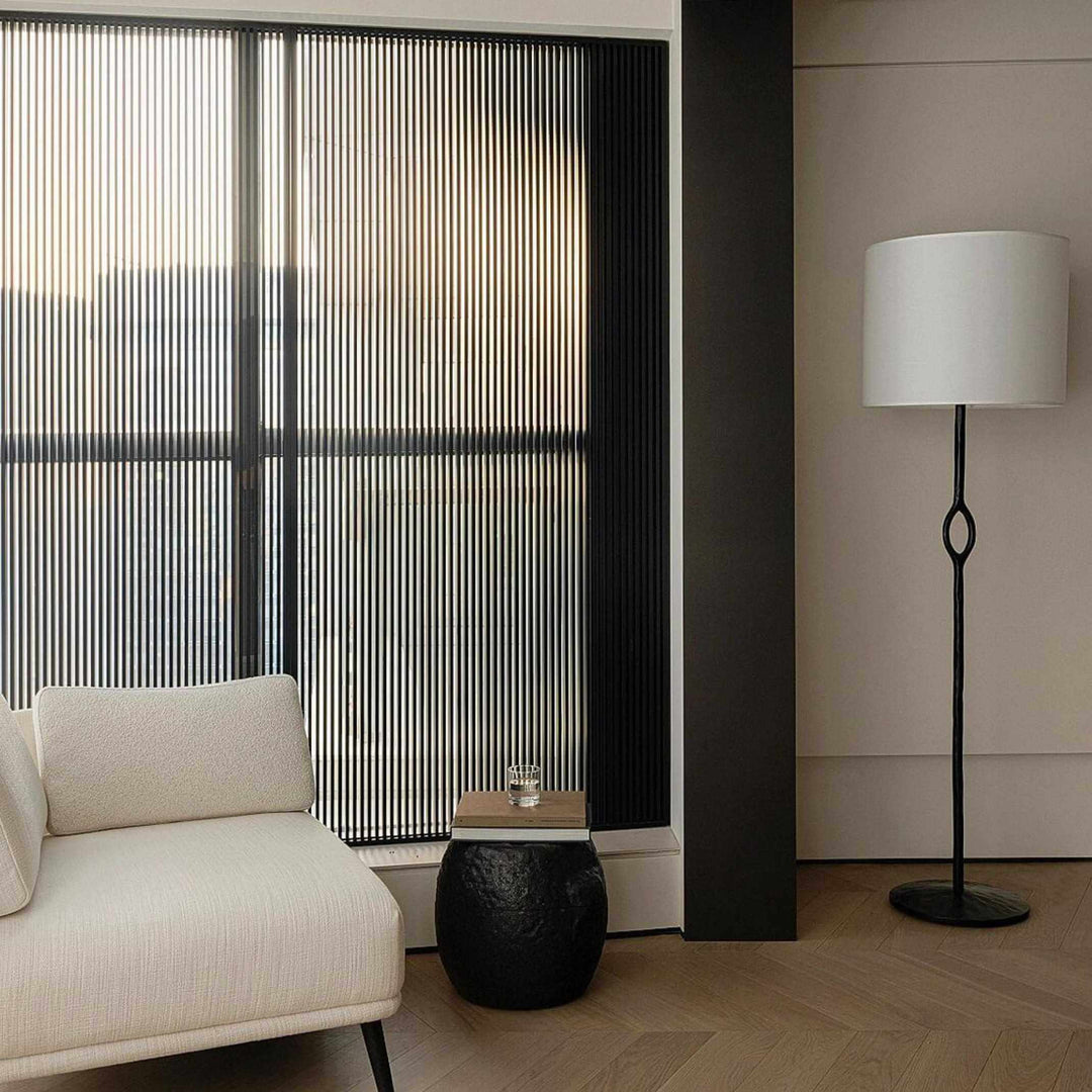 Solin Floor Lamp – Modern Minimalist Resin Fabric Lighting