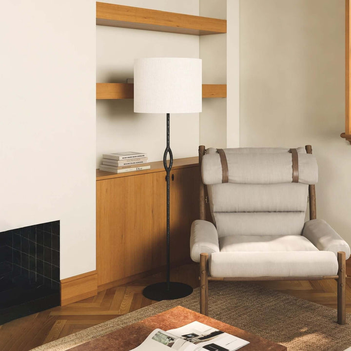 Solin Floor Lamp – Modern Minimalist Resin Fabric Lighting