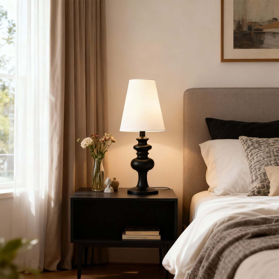 Soveli Table Lamp – Vintage French Country Fabric Light