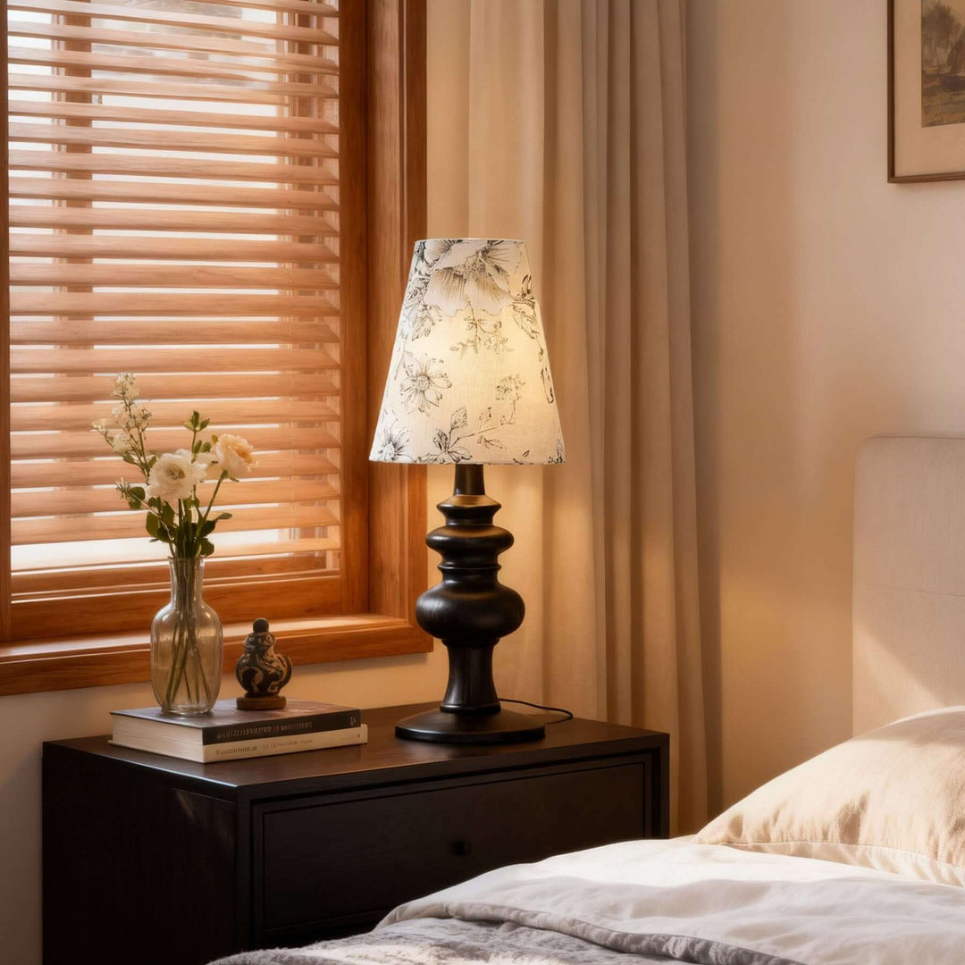 Soveli Table Lamp – Vintage French Country Fabric Light