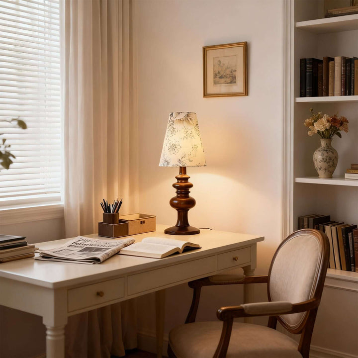 Soveli Table Lamp – Vintage French Country Fabric Light