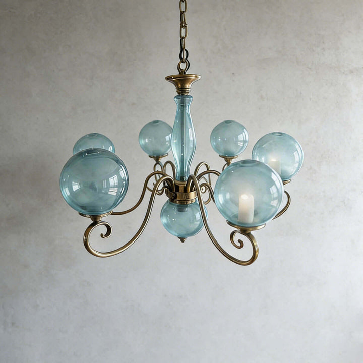 Xylen Chandelier – Vintage French Glass Chandelier