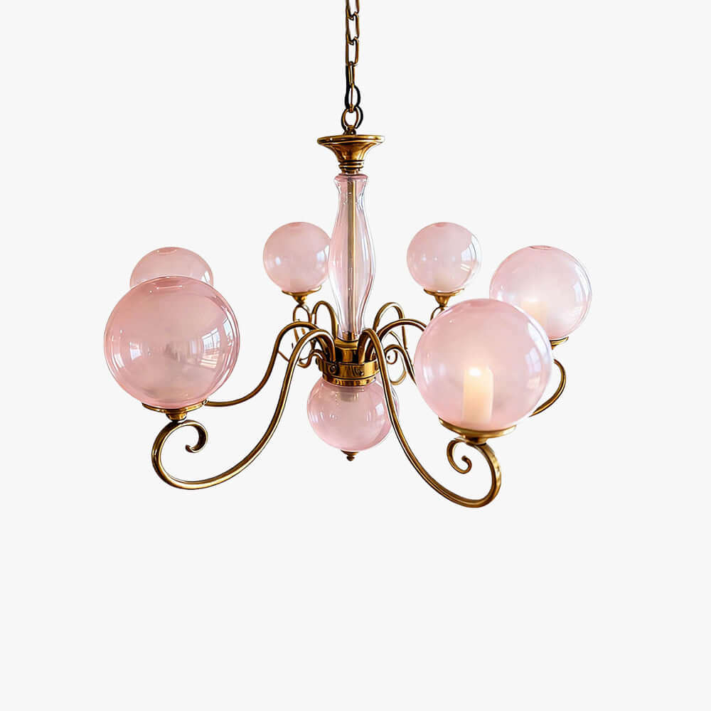 Xylen Chandelier – Vintage French Glass Chandelier