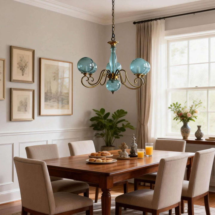 Xylen Chandelier – Vintage French Glass Chandelier