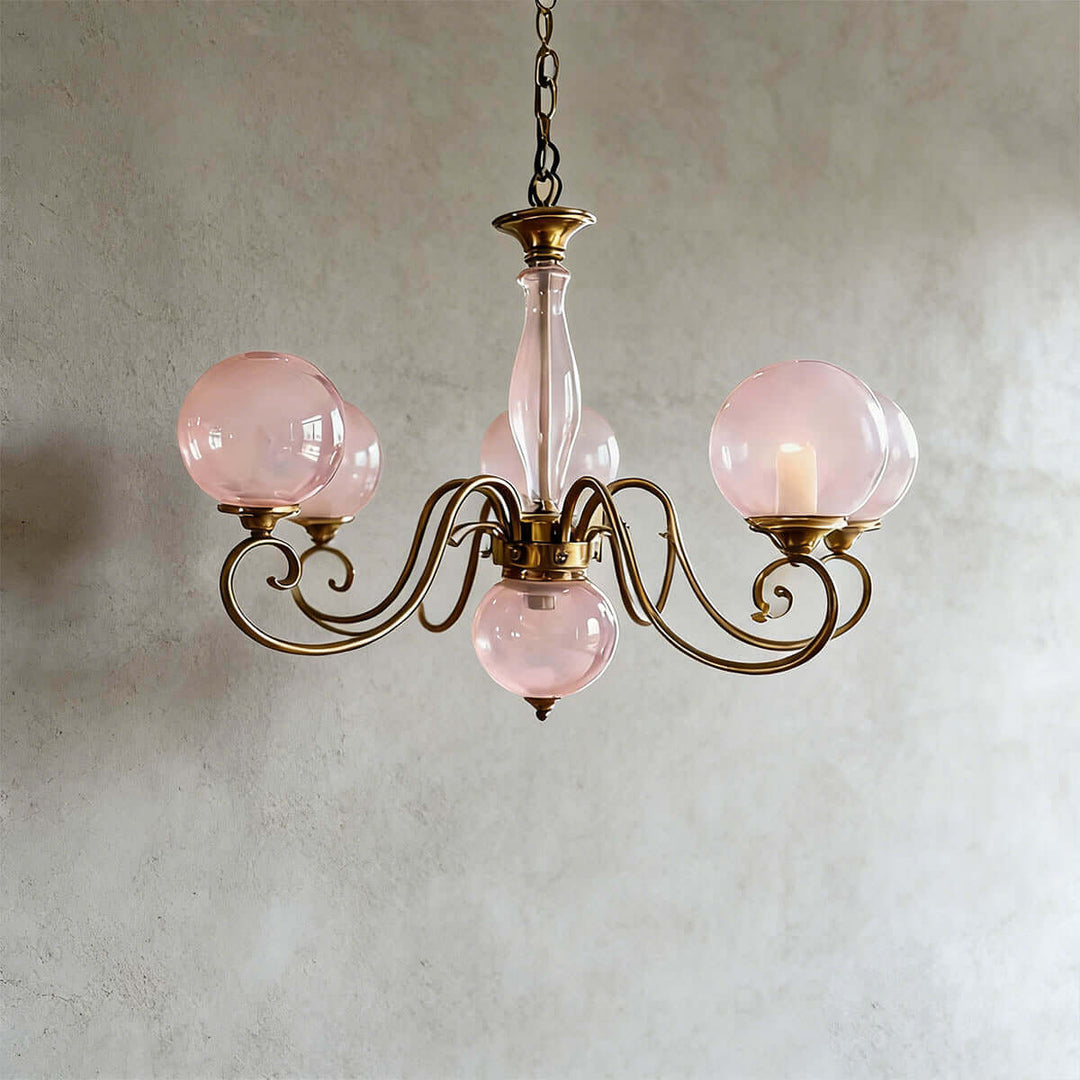 Xylen Chandelier – Vintage French Glass Chandelier