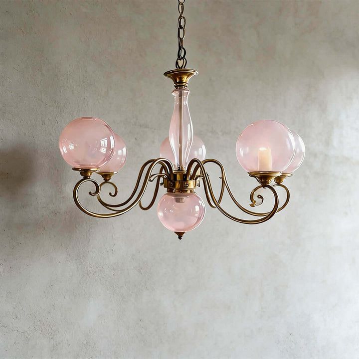 Xylen Chandelier – Vintage French Glass Chandelier