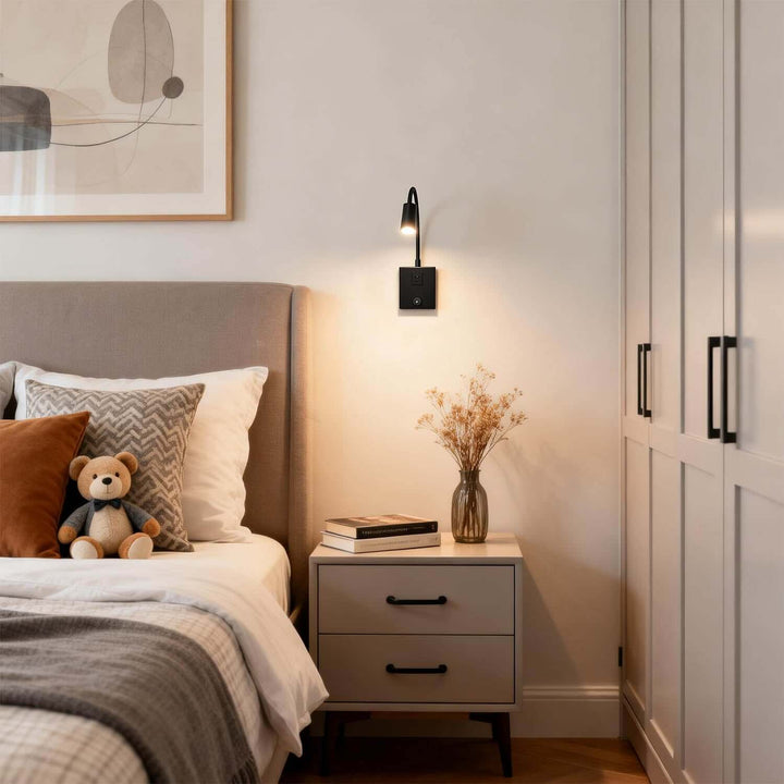 Syklo Round Wall Light – Creative Statement Bedside Reading Lamp