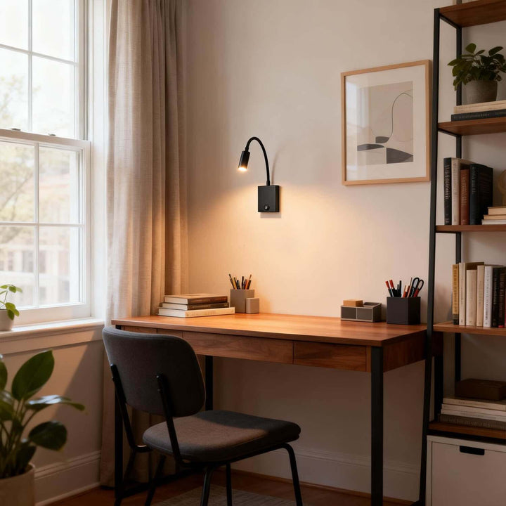 Syklo Round Wall Light – Creative Statement Bedside Reading Lamp