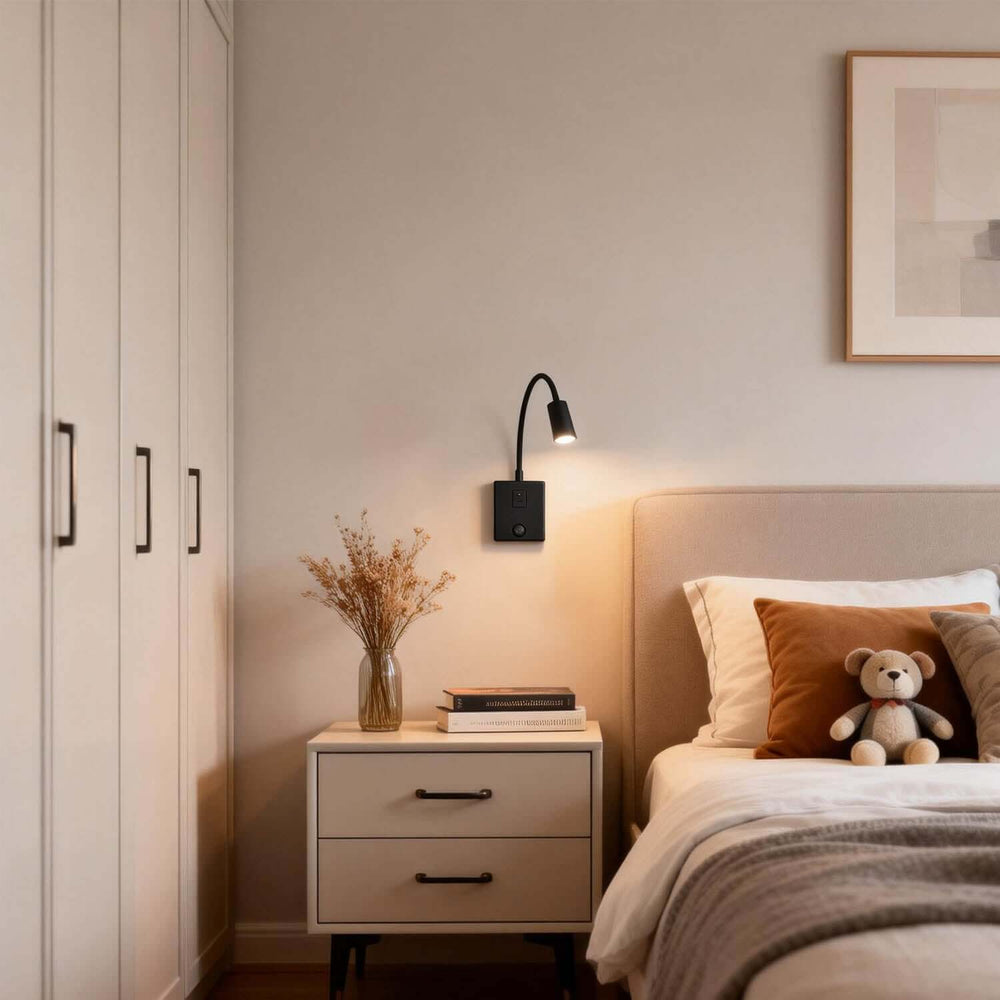 Syklo Round Wall Light – Creative Statement Bedside Reading Lamp