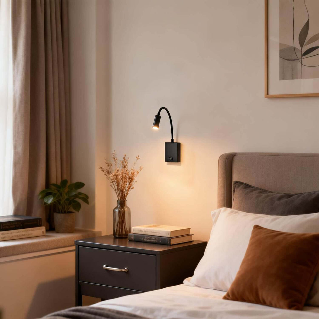 Syklo Round Wall Light – Creative Statement Bedside Reading Lamp