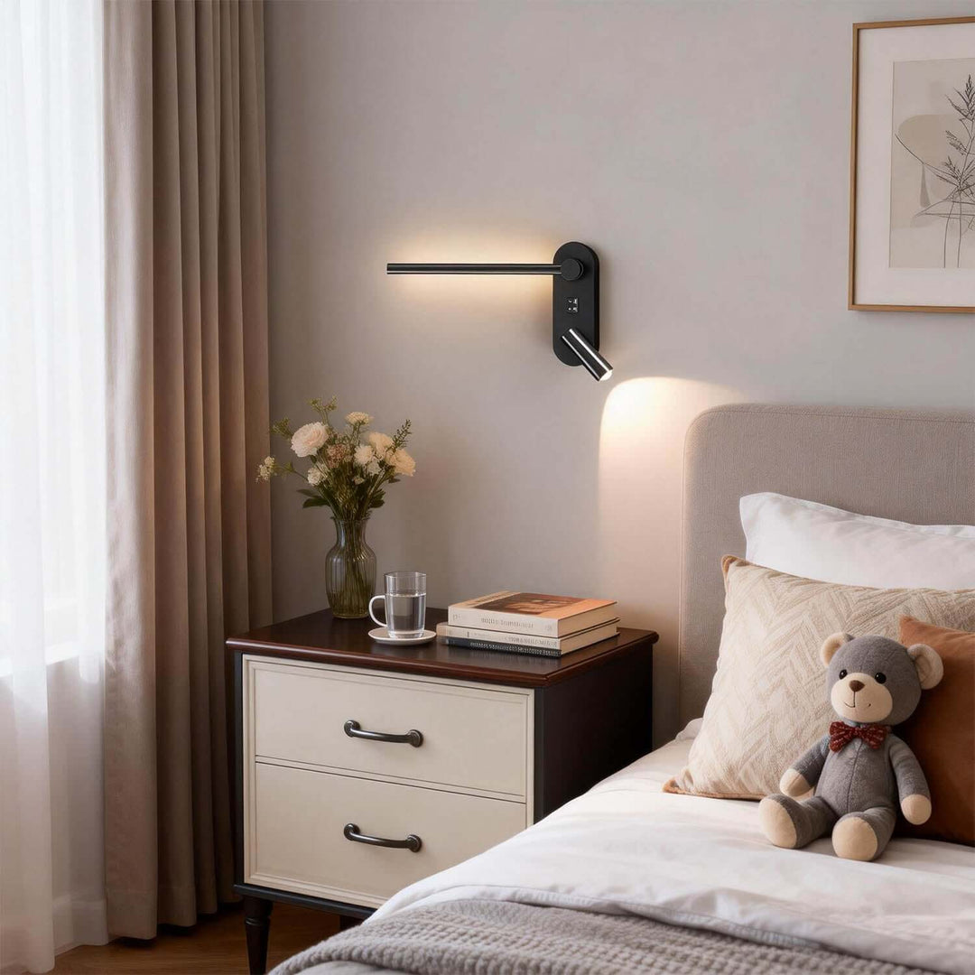 Sykor Wall Light – Minimalist Design LED Reading Lamp for Bedside