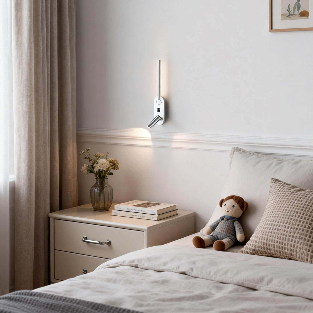 Sykor Wall Light – Minimalist Design LED Reading Lamp for Bedside