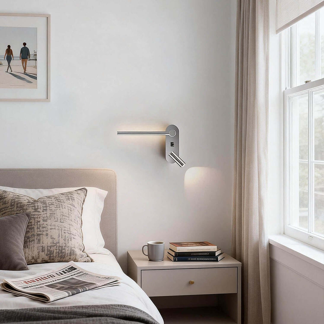 Sykor Wall Light – Minimalist Design LED Reading Lamp for Bedside