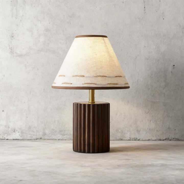 Teyno Fabric Table Lamp – French Vintage Ambient Lighting