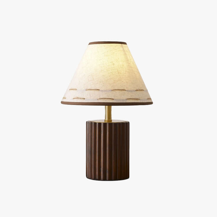 Teyno Fabric Table Lamp – French Vintage Ambient Lighting