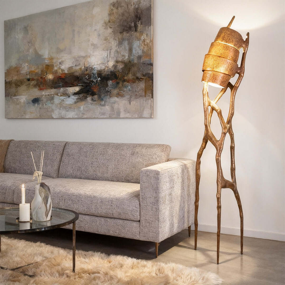 Teyra Sculpture Floor Lamp – Fashionable Art Sculpture Ornament