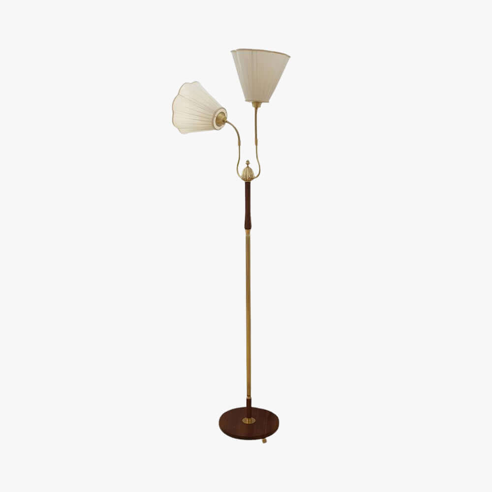 Tivano Floor Lamp – Elegant French Vintage Fabric Light