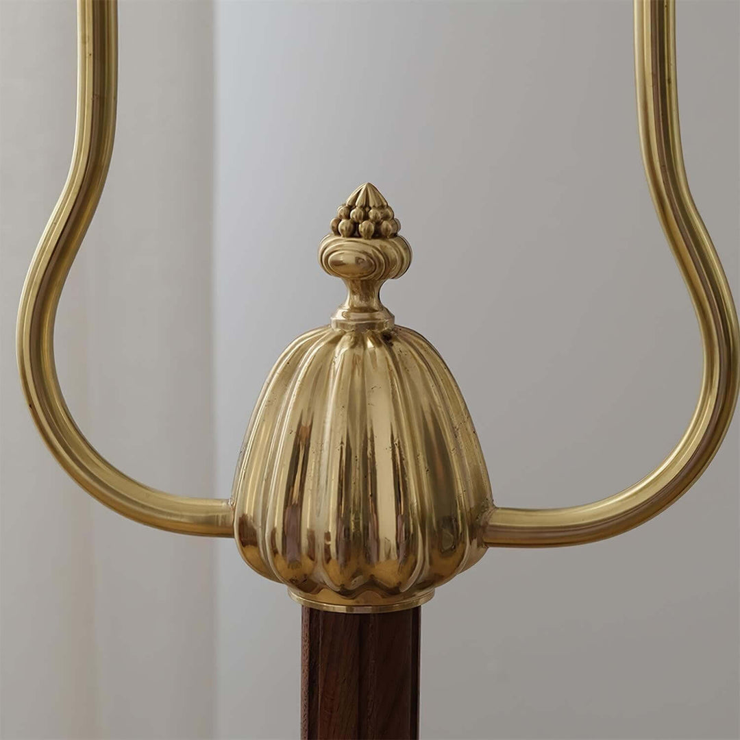 Tivano Floor Lamp – Elegant French Vintage Fabric Light