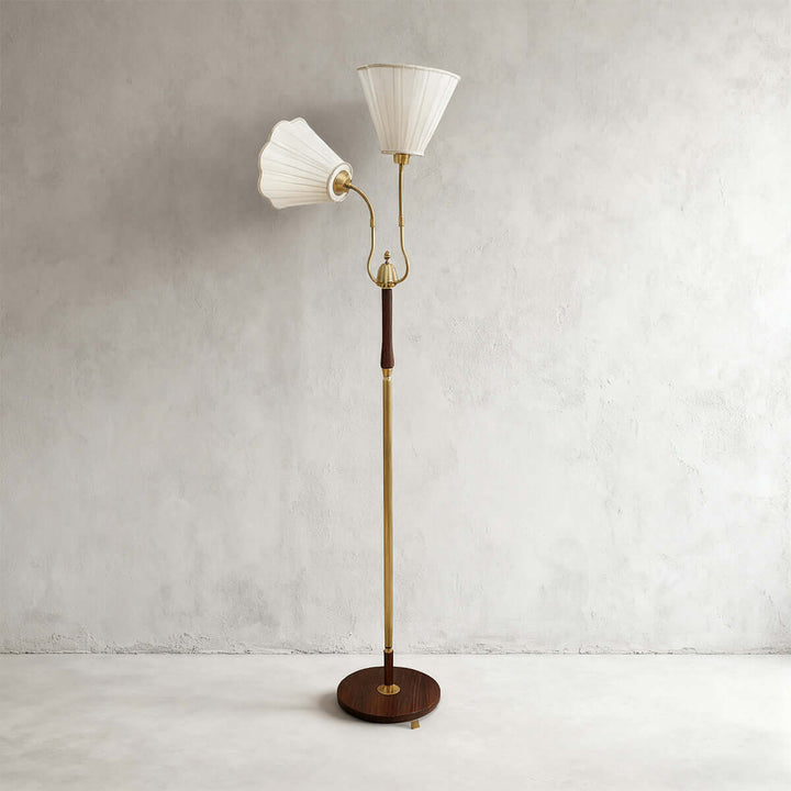 Tivano Floor Lamp – Elegant French Vintage Fabric Light