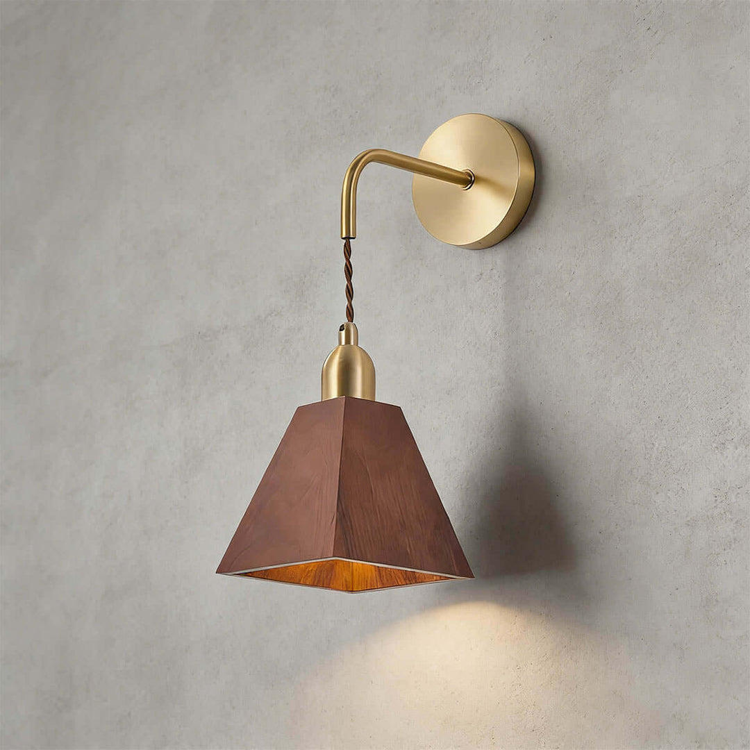 Tivaro Wall Light | Modern Minimal Small Wood Sconce
