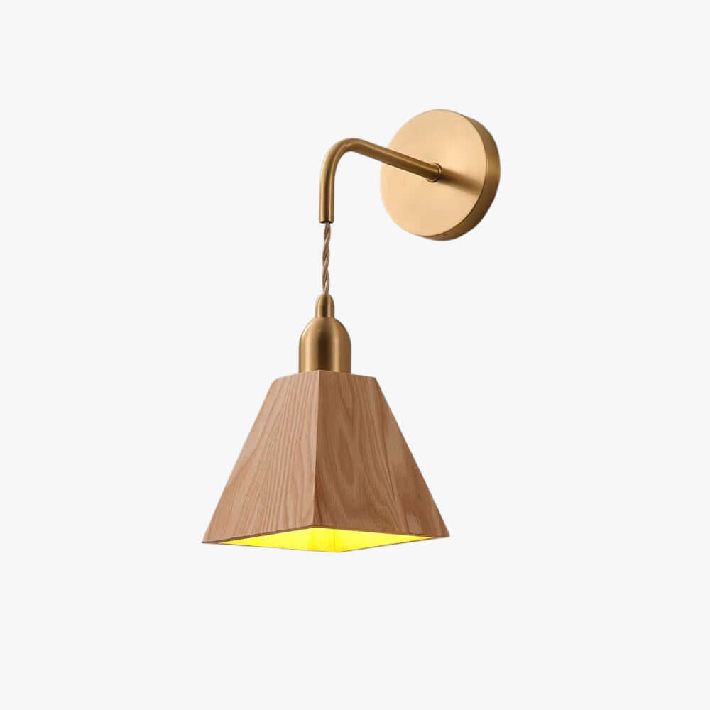 Tivaro Wall Light | Modern Minimal Small Wood Sconce
