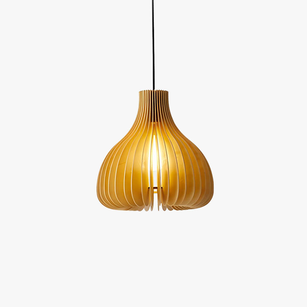 Toravi A Pendant Lamp – Japanese Style Wood Pear Light – Vinlighting