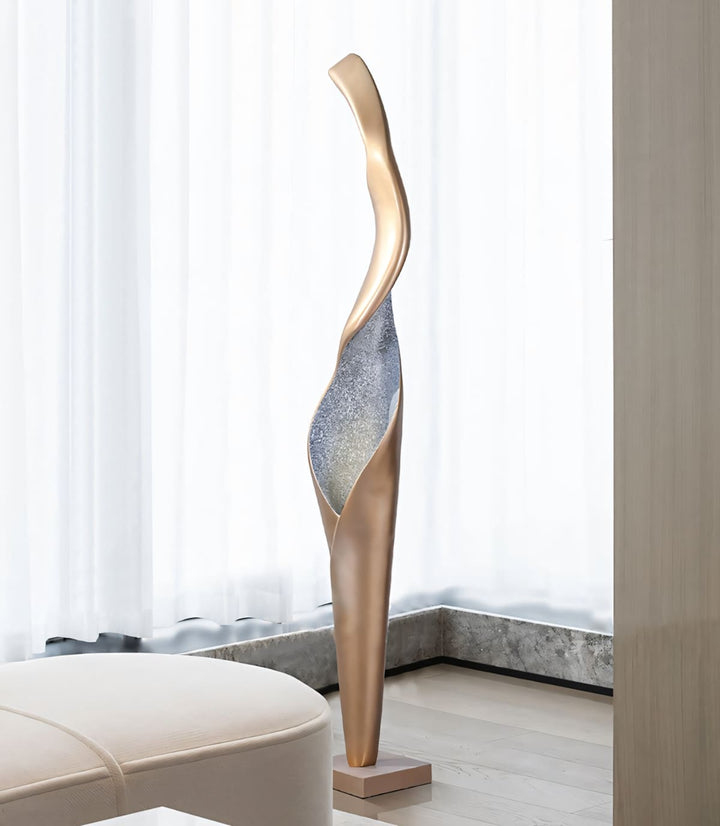 Torch Sculpture Floor Lamp – Creative Art Living Room Decor