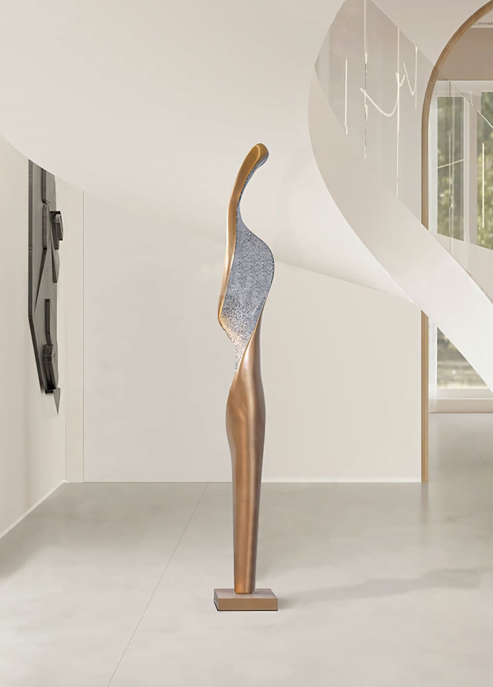 Torch Sculpture Floor Lamp – Creative Art Living Room Decor