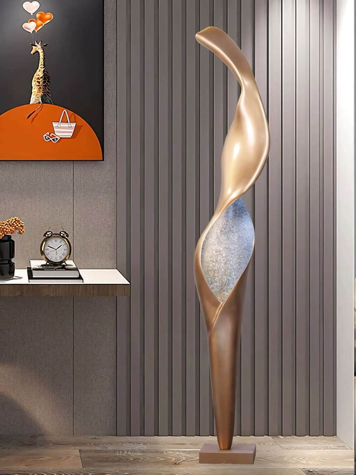 Torch Sculpture Floor Lamp – Creative Art Living Room Decor