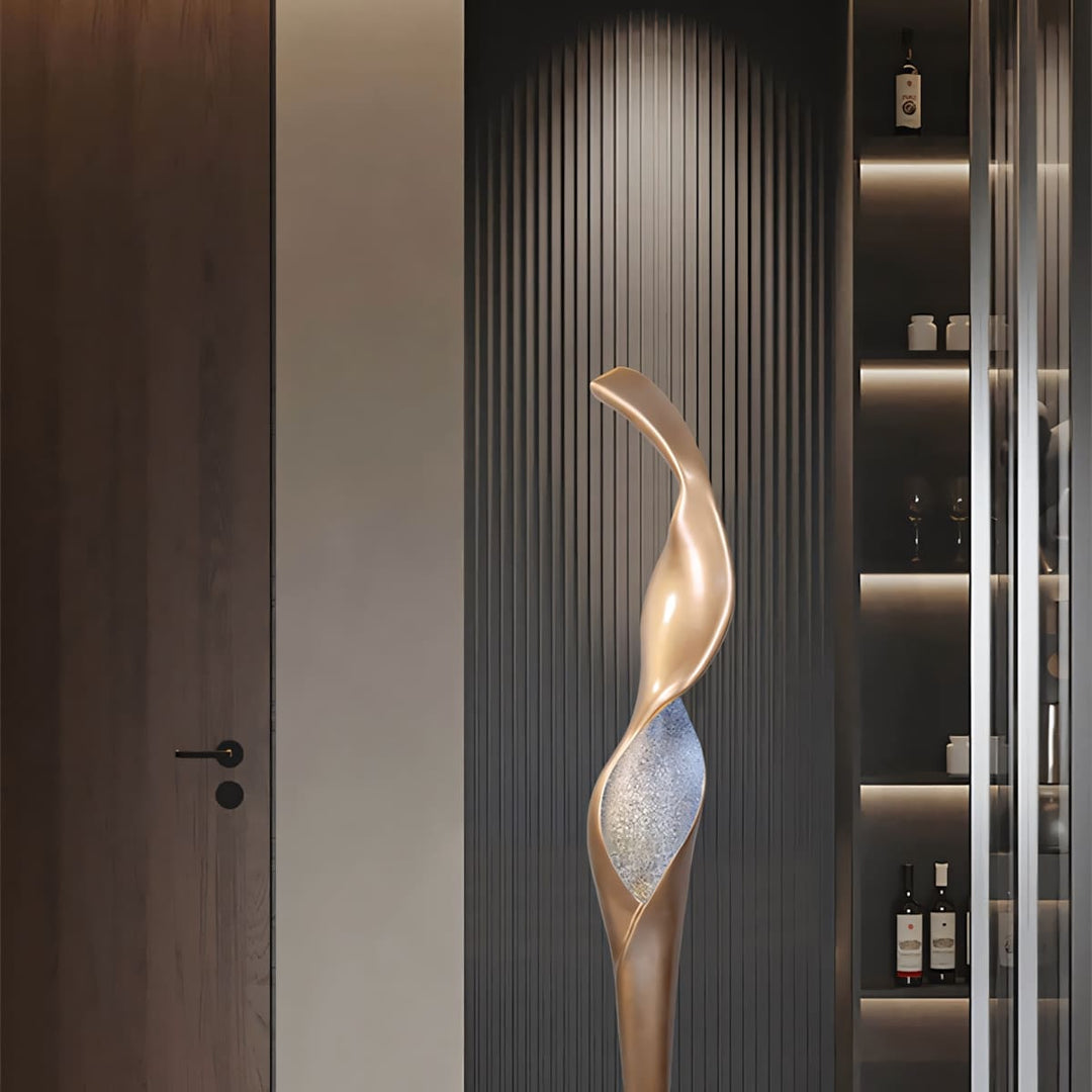 Torch Sculpture Floor Lamp – Creative Art Living Room Decor