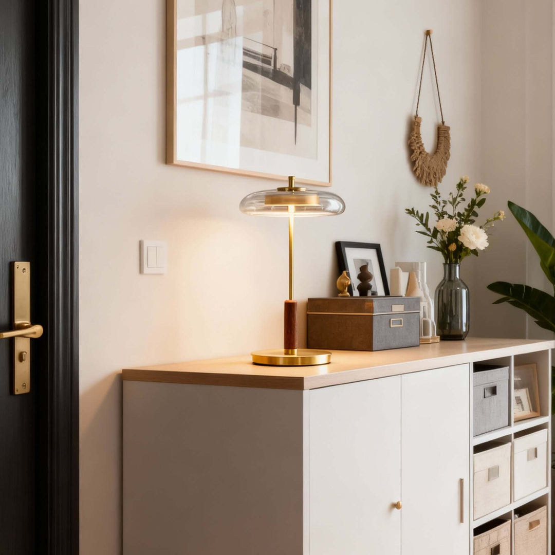 Torez Table Lamp – American Style Glass Luxury Modern Lamp