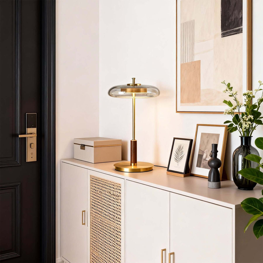 Torez Table Lamp – American Style Glass Luxury Modern Lamp