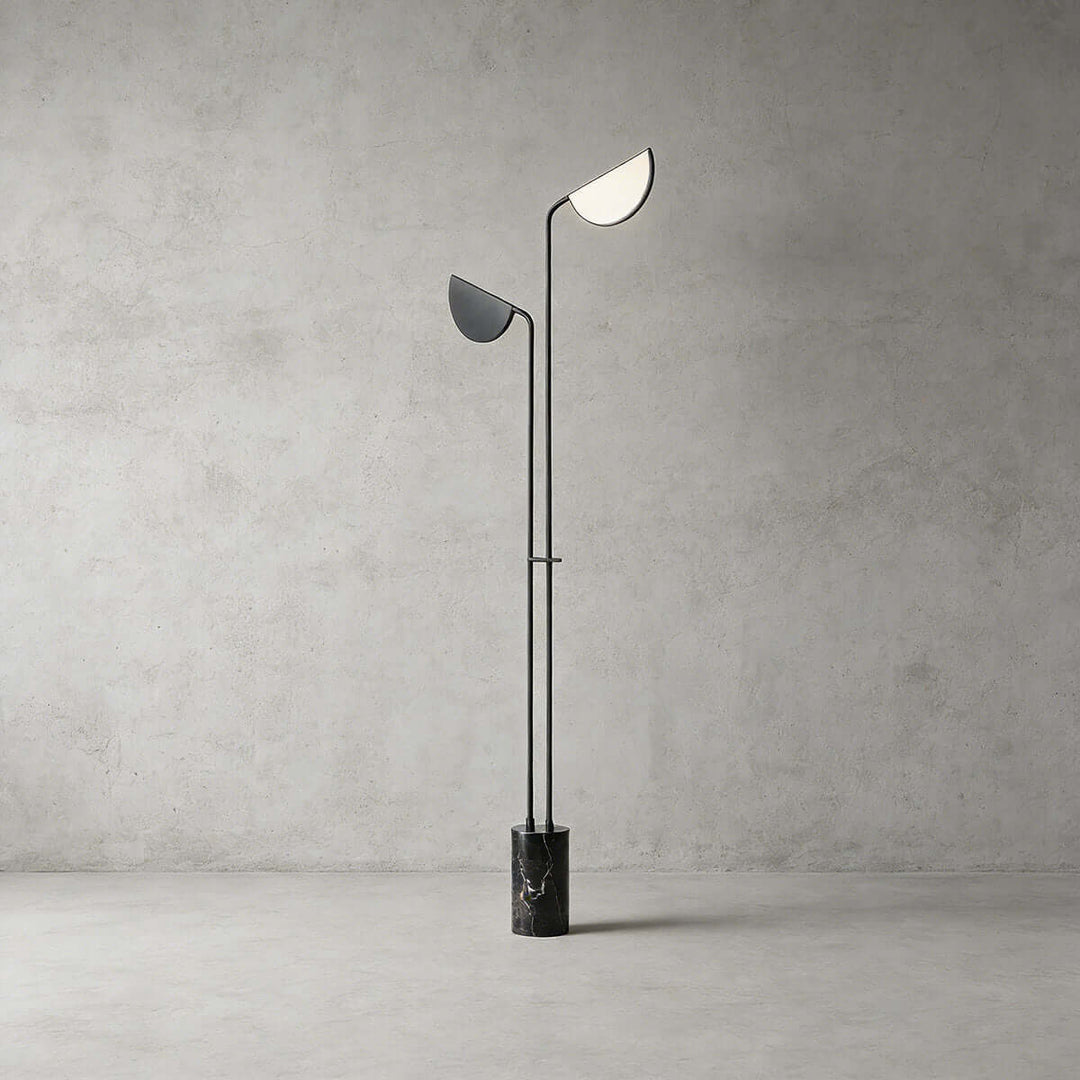 Tovira Floor Lamp - Contemporary Minimalist Leaf LED Living Room